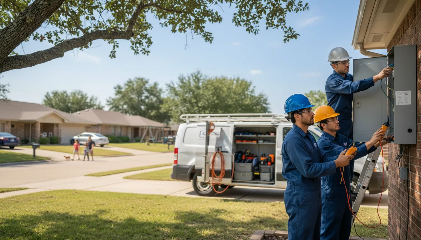 Certified electrician providing emergency electrical services in Charmco, WV